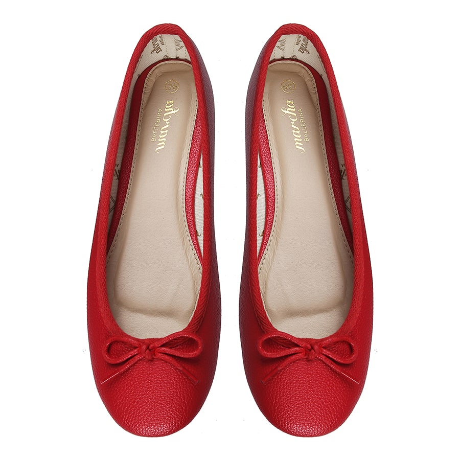 נעלי בלרינה אדומות - Red Raisin