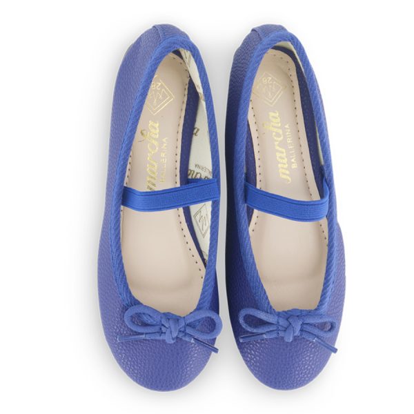 נעלי בובה נעלי בלרינה בצבע כחול רויאל לילדות - Royal Blue Raisin